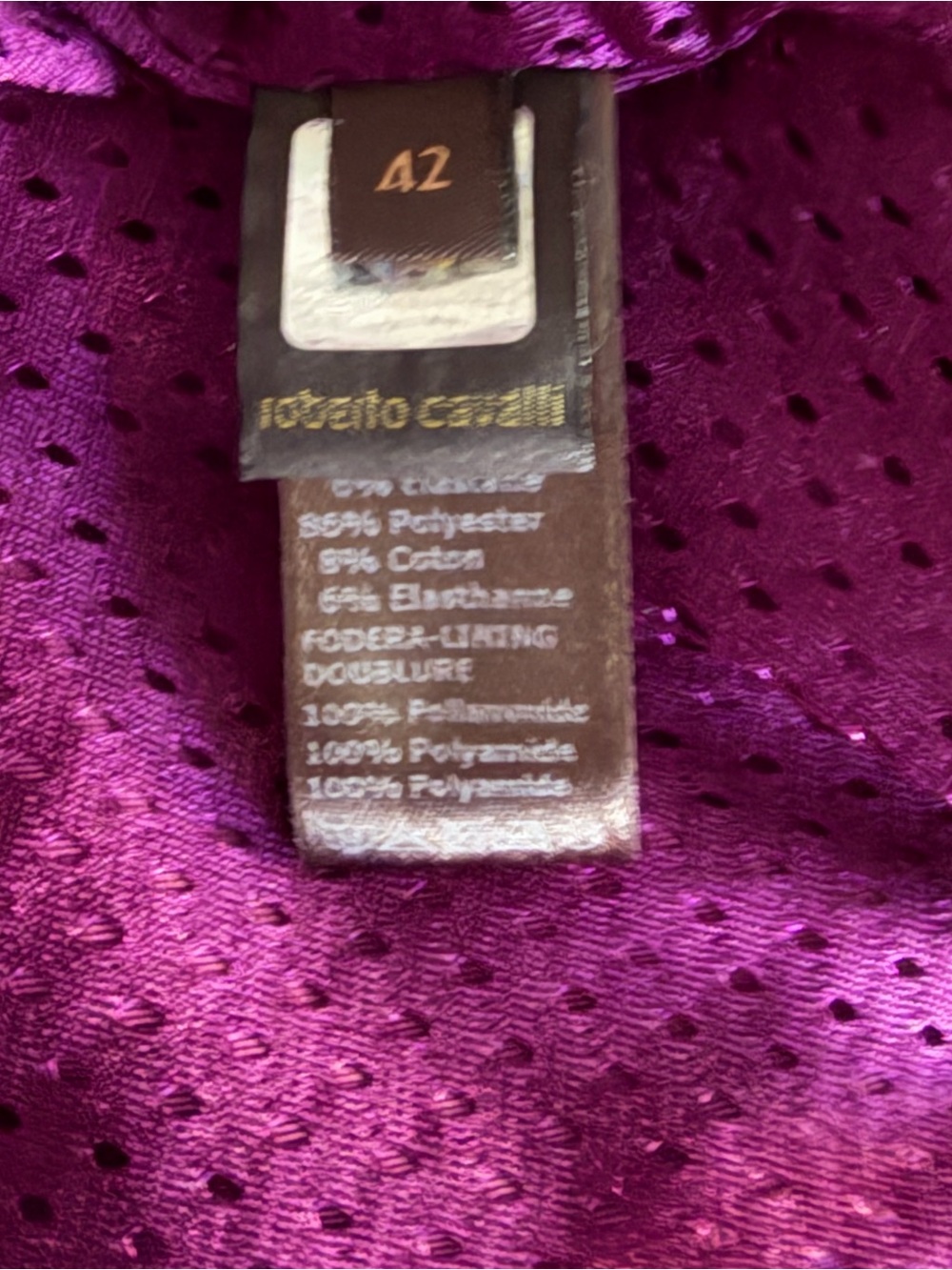 Roberto Cavalli Velour Leopard Print Zip Hoodie – Like New - Picture 8 of 9